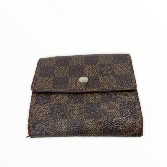 Authentic Louis Vuitton Wallet Damier Azur Leather LV Vintage - Picture 5 of 11